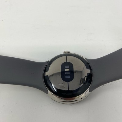 Google Pixel Watch LTE 41mm Silver/Charcoal Stainless Steel | eBay