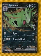Tyranitar EX 064/131 SV: Prismatic Evolutions Holo Pokemon Karte Double Rare