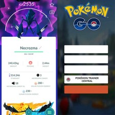 Pok mon Go  Shiny Necrozma   Mini PTC 80k Stardusts