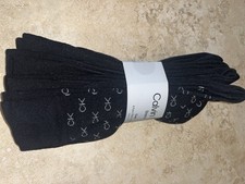 NWT Calvin Klein Stretch Crew Trouser Dress Socks 4 Pair Men's Size 7-12