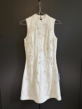 CLIO PEPPIATT Embellished stretch-crepe Bridal dress Size small BNWT Rrp £1400