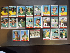 1979 Topps Oakland A's Lot 22 Cards Armas Burke Norris Murphy Prospects RC