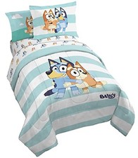 Bluey Bingo 7 Piece Size Bed Set - Includes Comforter Full Multi - Bluey