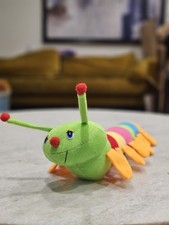 Colorful Caterpillar Plush Toy With Plastic Eyes