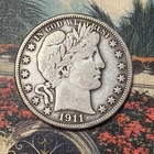 1911 Barber Half Dollar 🇺🇸