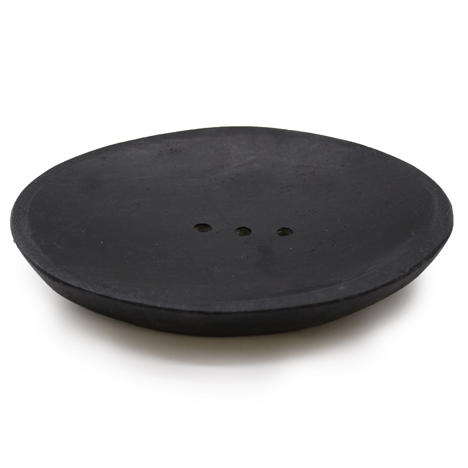 Soap Dish Marble Oval Stone Dishes Personal Care Bath Black - Image 2