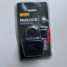 Halford’s Vorhängeschloss Fahrrad federfreies Schließsystem 2 Schlüssel 40 mm Bügelauflösung