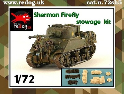 Redog 1:72 British Sherman Firefly Stowage Set.