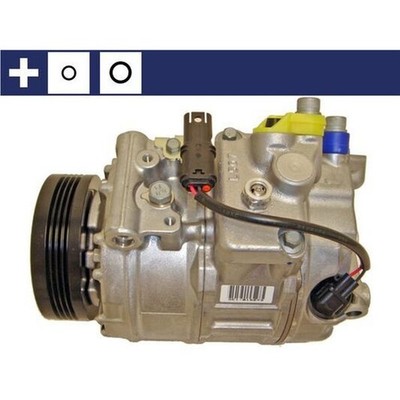 Klimakompressor 12 V Ø 100 mm MAHLE passend für u.a. BMW 5er