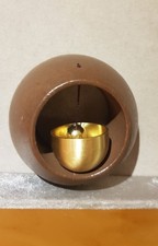 NEU Klangspiel - Klangschale Kaffebraunholz In Rund,Windspiel Klingel Tibetische