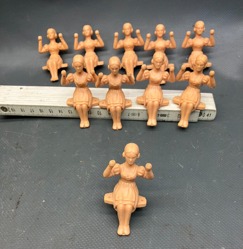 Figura mujer columpio en blanco 10x maqueta tren jardín LGB ferrocarril 4186-19 | Condition: Gebraucht