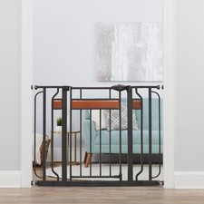 Home Accents Extra Tall  Wide Baby Gate, Bonus Kit, Includes D cor Steel wit...