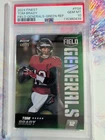2024 TOPPS FINEST FIELD GENERALS FG8 TOM BRADY GREEN REFRACTOR #/75 PSA 10
