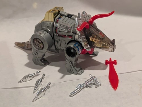 Vintage G1 1985 Transformers Heroic Dinobot Slag Near Complete w/Accessories