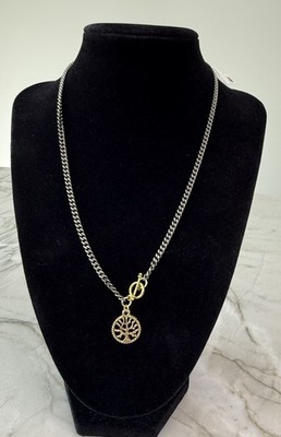 Chavez for Charity 18'' Tree of Life Toggle Necklace with Signature CFC Bead NEW