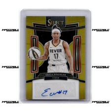 2024 Panini Select WNBA - Gold Prizm #SG-EW Erica Wheeler Auto 4/10