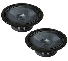 Harmony Audio HC-CMB65 Car Stereo Cabron Mid Bass Mid Range 6.5" Speakers 4 Ohm