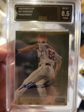 2016 stadium club Matt Shoemaker #MS AUTOGRAPH