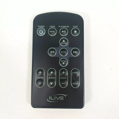 iLive IJ328 iPod Docking Station Karaoke Audio System Remote Control w/ battery