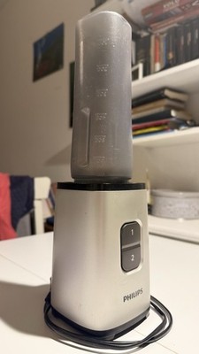 Philips HR2600/80 350W Standmixer Metallic + Deckel mit Trinköffnung