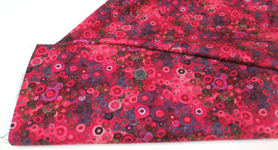 Timeless Treasures quilt-craft fabric CIRCLE GEO pomegranate 2 yds (cd-4121)
