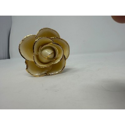 Lemon White Rose - Original 24k Gold Dipped Rose - Real Rose Plated in Gold