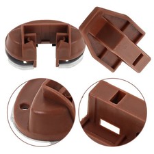 2 Sets Drawer Replacement Parts Guides Stop Stoppers for Dresser