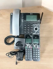 AT&T CL84218 2-Handset Cordless Phone, Answering System, Smart Call Block-READ!!