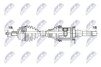 NTY NPW-DW-071 Antriebswelle Vorne Rechts