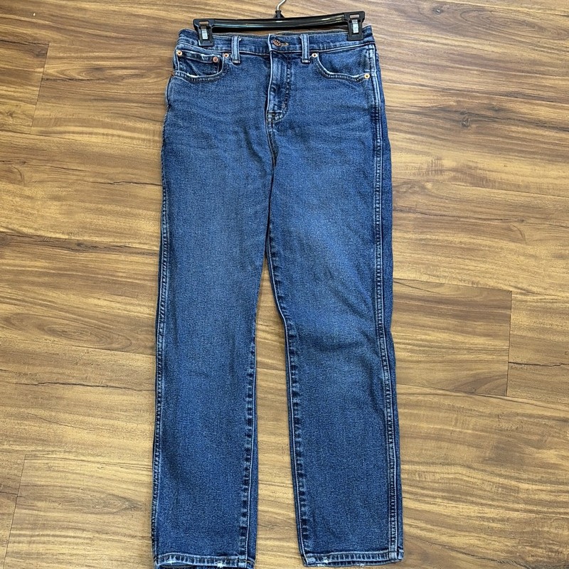 J.CREW Classic Vintage Women’s Blue Cotton Denim Slim Straight Jeans 25