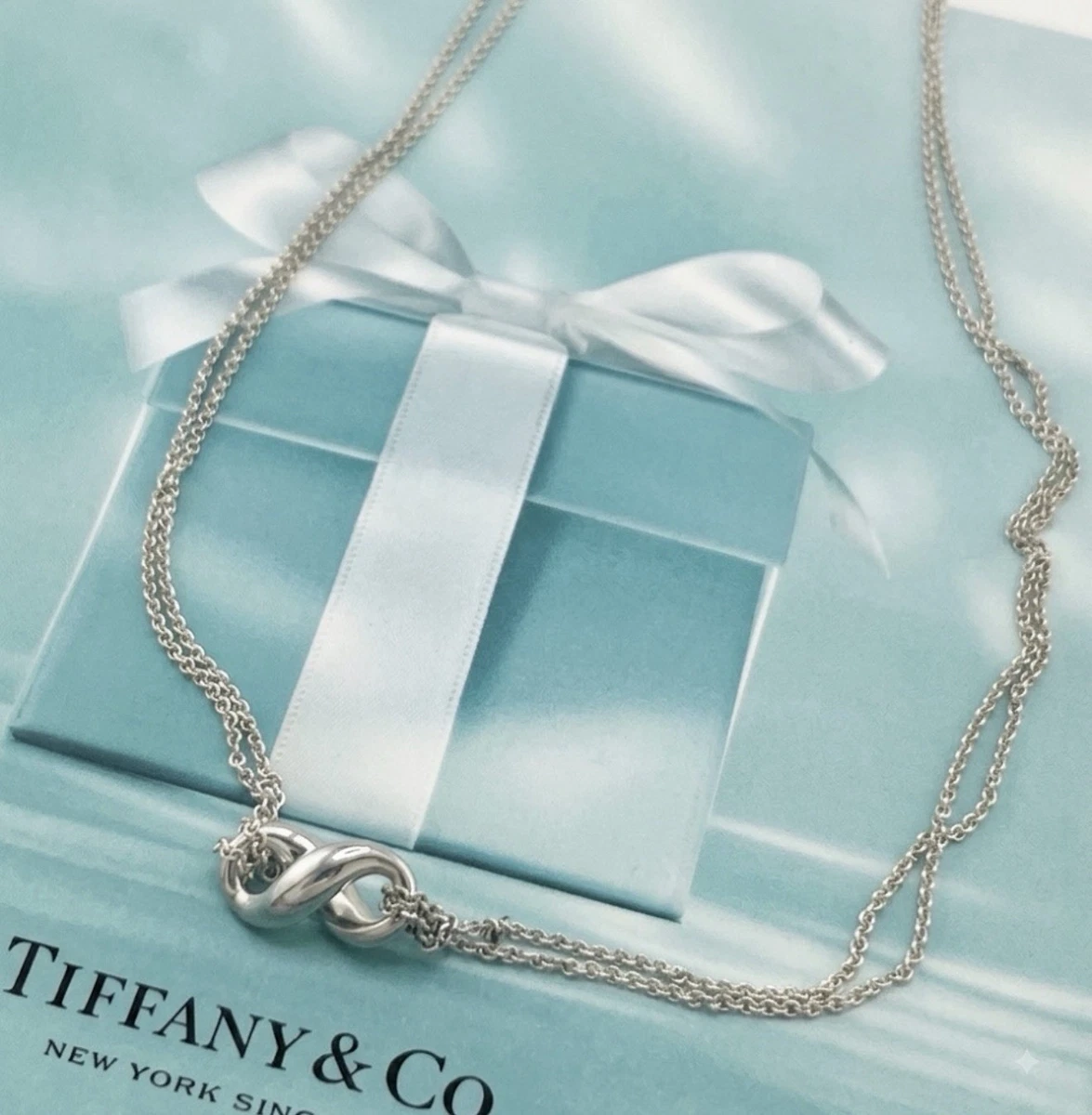 Tiffany Infinity Necklace for sale - eBay