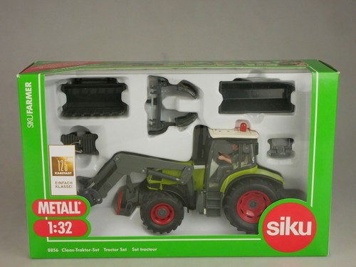 Siku Farmer 1/32 8856 Claas Traktor Set SoMo 125 Jahre Karstadt in Box 129998 - Bild 1 von 8