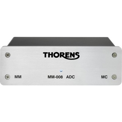 Thorens MM-008 ADC Silber Phono Vorverstärker für MM und MC Tonabnehmer | Neu