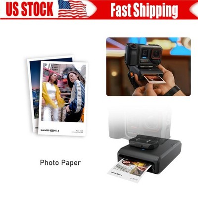 Instant Photo Printer For Insta360 Ace Pro2 Camera Pocket Printing Paper NEW US