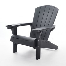 Keter Alpine Adirondack Chair Set - Set of 2 in Grey