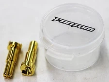 Fantom FAN26152 - Bullet Connectors, Male, 4 / 5mm, Combo, Gold Plated