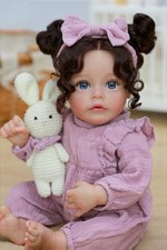 Lifelike Reborn Baby Dolls, 18 Inch Realistic Newborn Baby Girl Doll Cute Rea...