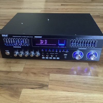 Pyle 6-Channel Bluetooth Hybrid Home Amplifier - 1600W Home Audio Rack Mount