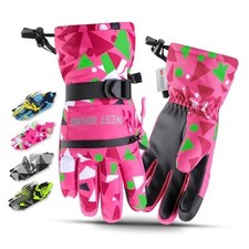 Winter Gloves for Boys and Girls, 3M Thinsulate Kids Small  6-8 Years  Pink