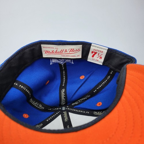 Mitchell & Ness NFL DENVER BRONCOS Throwback Hat Cap Fitted 7 1/8 BIG LOGO RARE - Picture 6 of 6