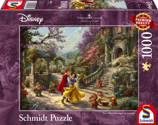 1000 Teile Schmidt Spiele Puzzle Thomas Kinkade Disney Schneewittchen 59625-image