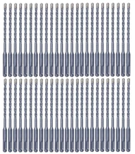 50Pcs 3/16"x6" SDS Plus Rotary Hammer Drill Bit Set Masonry Concrete Drill Bit