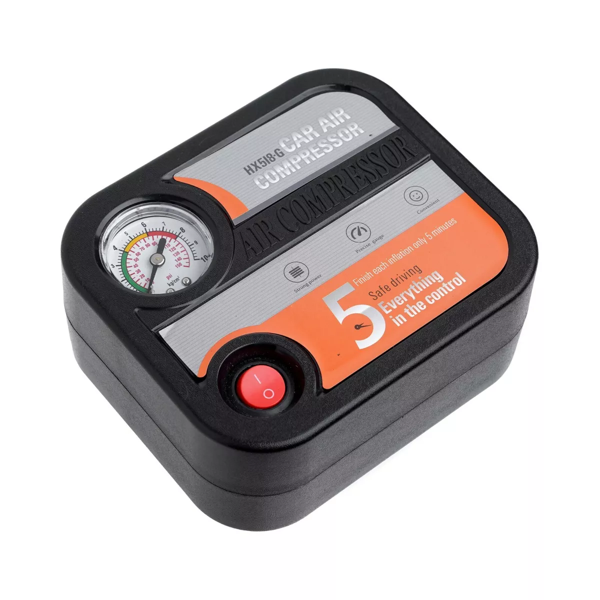 Emergency air pump for car outlet