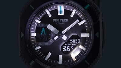 CASIO PRO TREK Mens Watch PRJ-B001-5JF Brown Camp Climbing Hiking