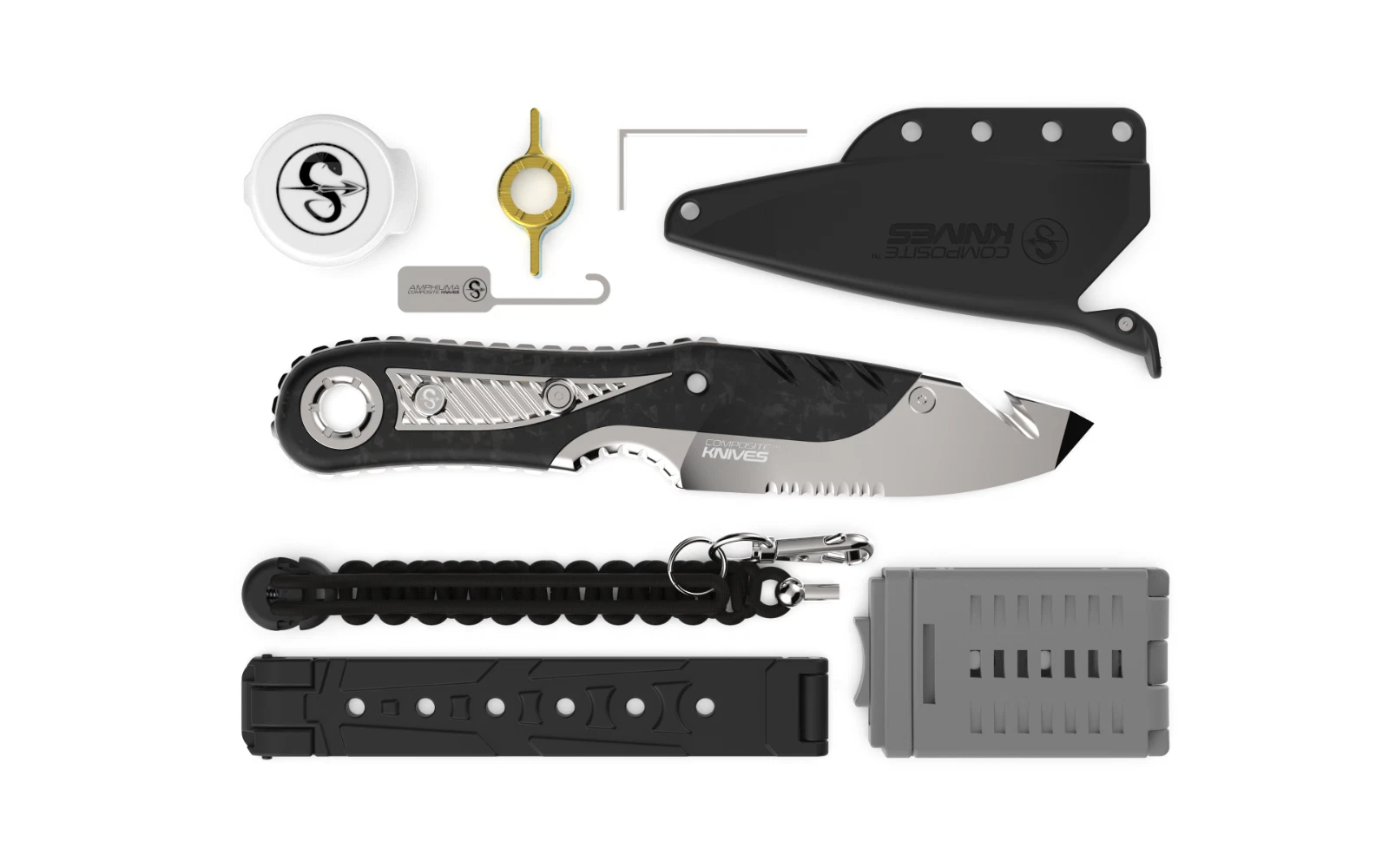 CNC & Composite, MARINIZED, SCUBA, HUNTING, FISHING & SURVIVAL KNIFE, USA