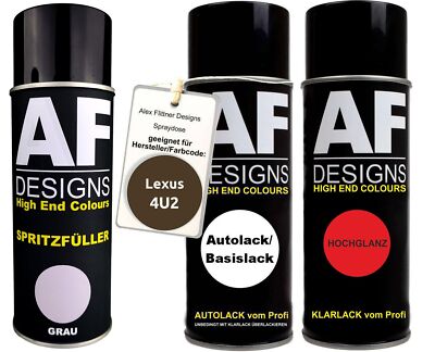 Für Lexus 4U2 Brown Perl Metallic Spraydose Autolack Klarlack Spritzfüller Grund