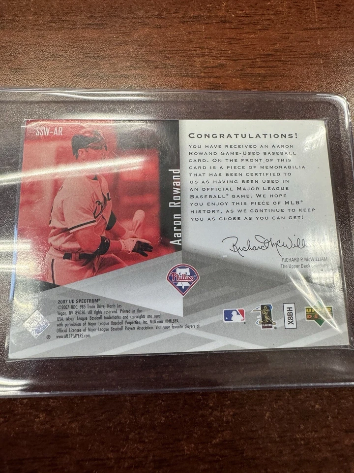 2007 Spectrum Aaron Rowand Patch - Image 2 of 2