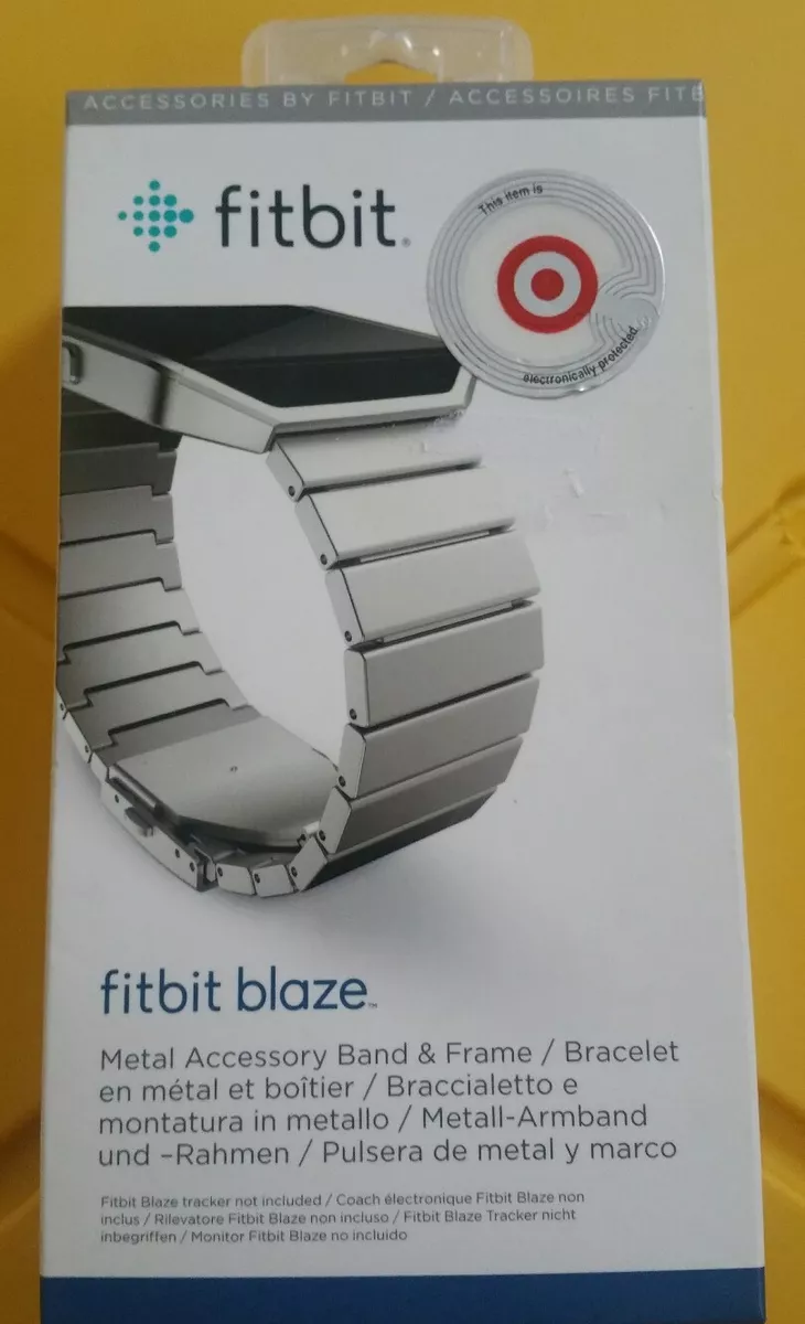 Fitbit blaze metal accessory band sales