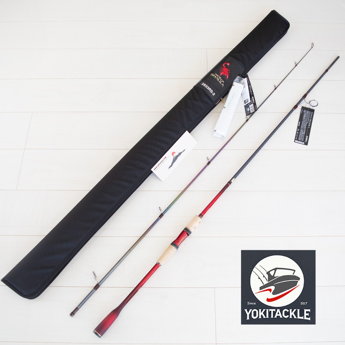 Shimano 18 WORLD SHAULA 2833RS-2 Spinning Rod for Bass Shipping