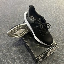 FOOTJOY "PROLITE" GOLF SHOES, #56922K, 9.5 MED UK, BLACK/GREY, NEW IN BOX !!